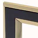 Verine Designer Black & Brass